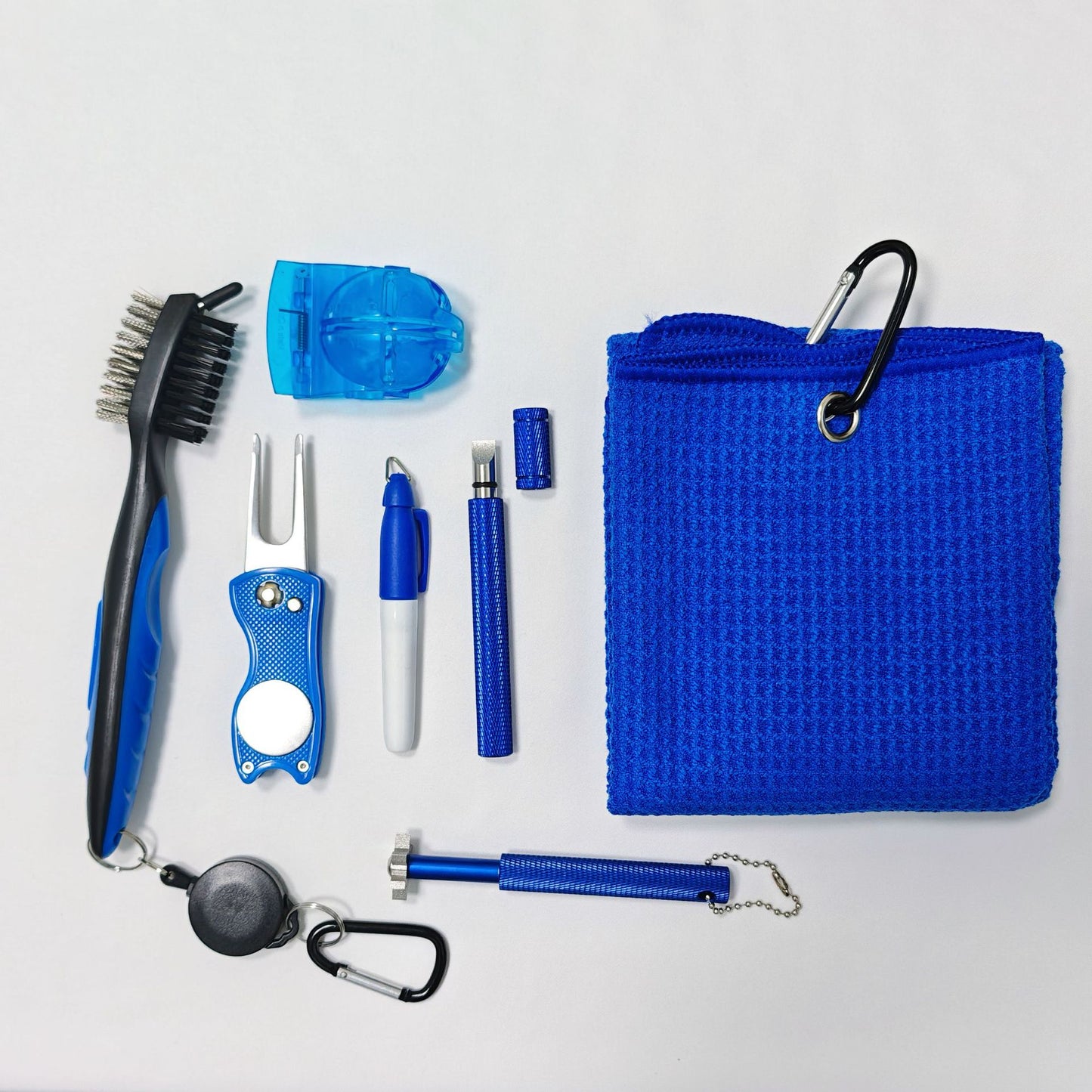 Complete Golf Club Cleaning Kit | Brush, Towel & Groove Cleaner Set
