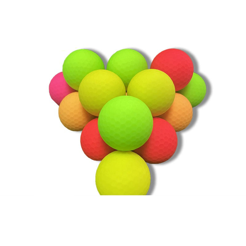 High-Visibility PU Three-Piece Colored Golf Balls | Advanced Aerodynamic Dimple Design for Maximum Accuracy & Distance