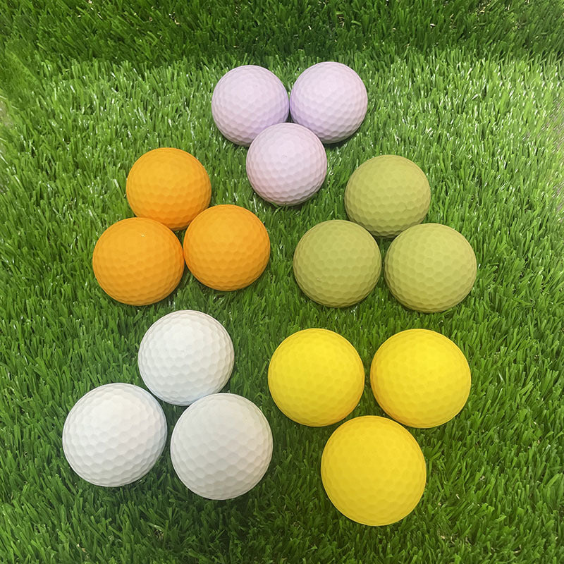 Premium Three-Piece Golf Balls | Durable Surlyn Practice Balls | Best Golf Balls for Driving Range | Bulk Practice Bundle