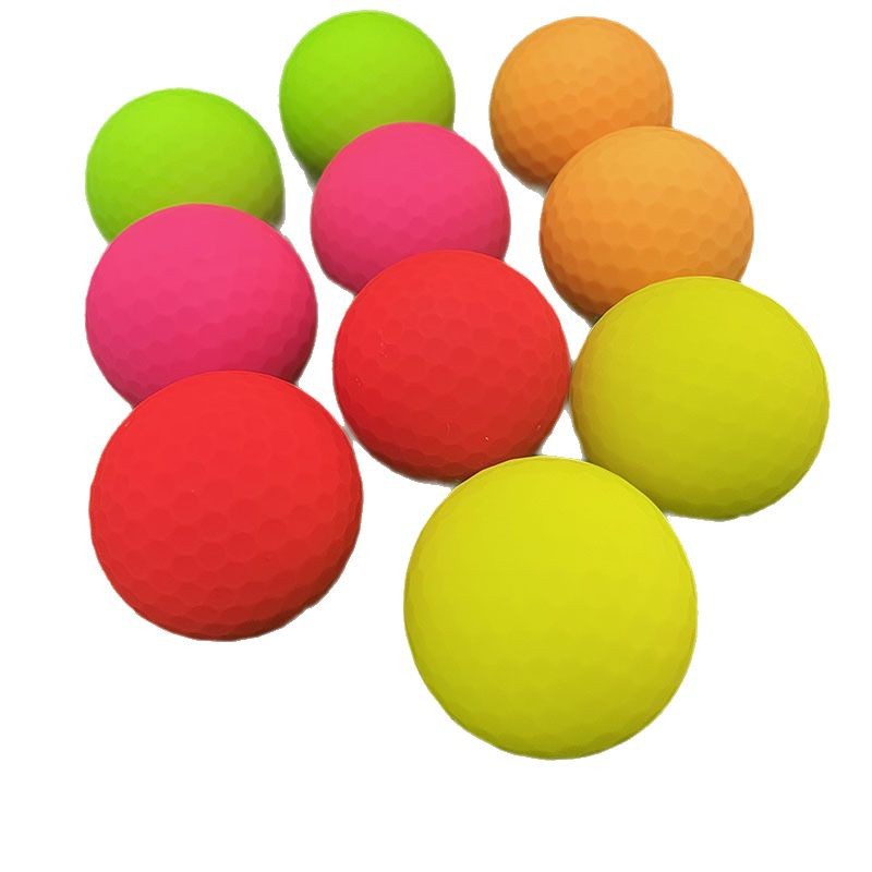 High-Visibility PU Three-Piece Colored Golf Balls | Advanced Aerodynamic Dimple Design for Maximum Accuracy & Distance