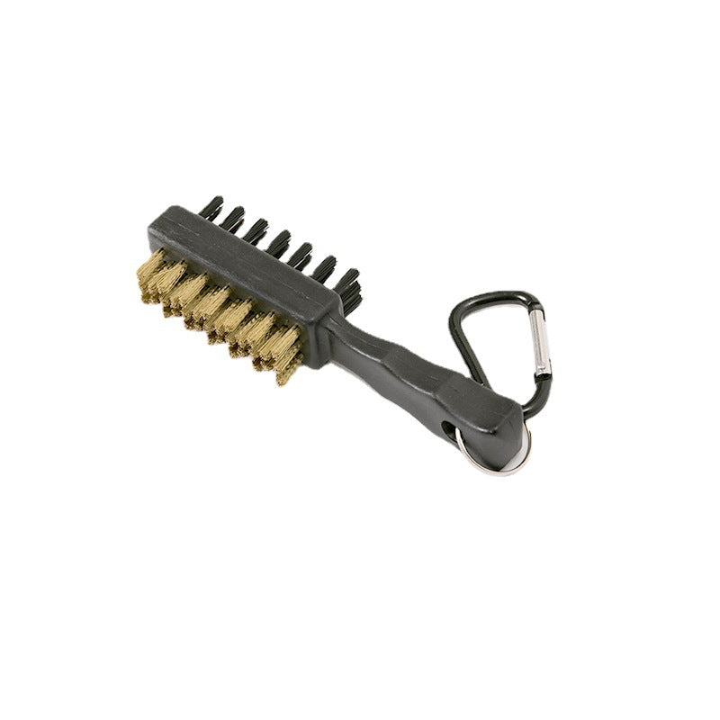 Double Sided Golf Club Brush | 2-in-1 Groove Cleaner & Club Scrubber