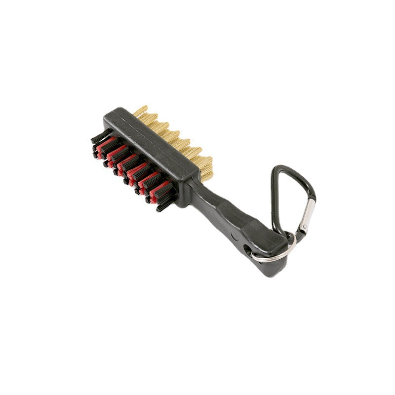 Double Sided Golf Club Brush | 2-in-1 Groove Cleaner & Club Scrubber