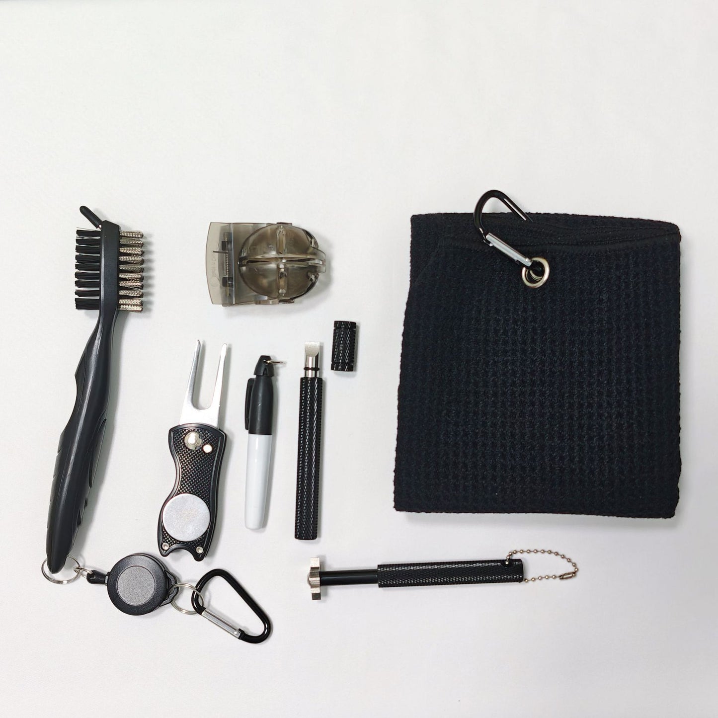 Complete Golf Club Cleaning Kit | Brush, Towel & Groove Cleaner Set