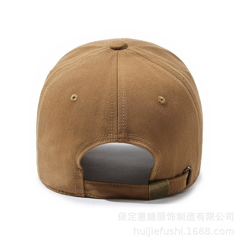 Brown baseball cap
