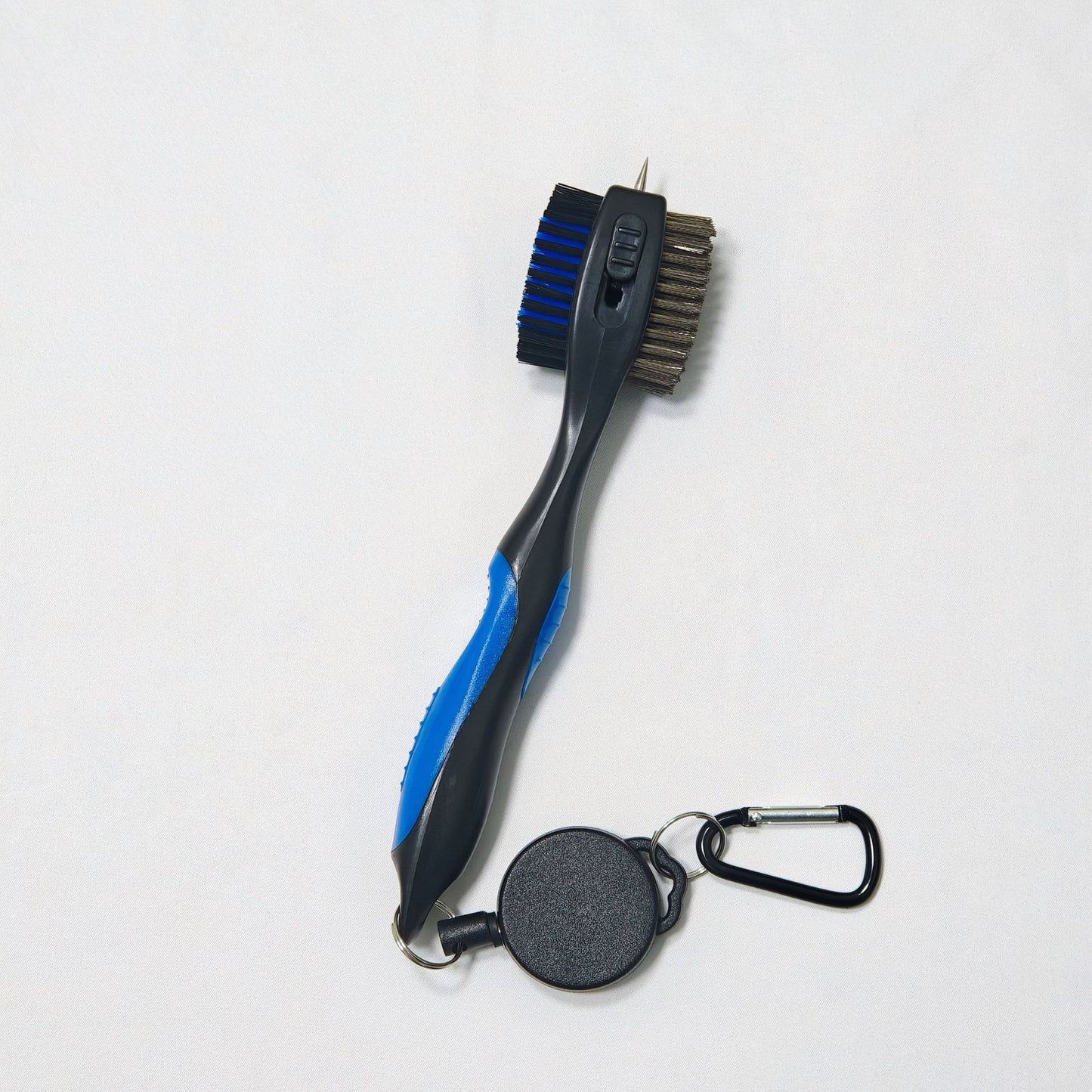 Retractable Golf Club Cleaner with Zip Line | Easy-Access Brush for Golf Bag