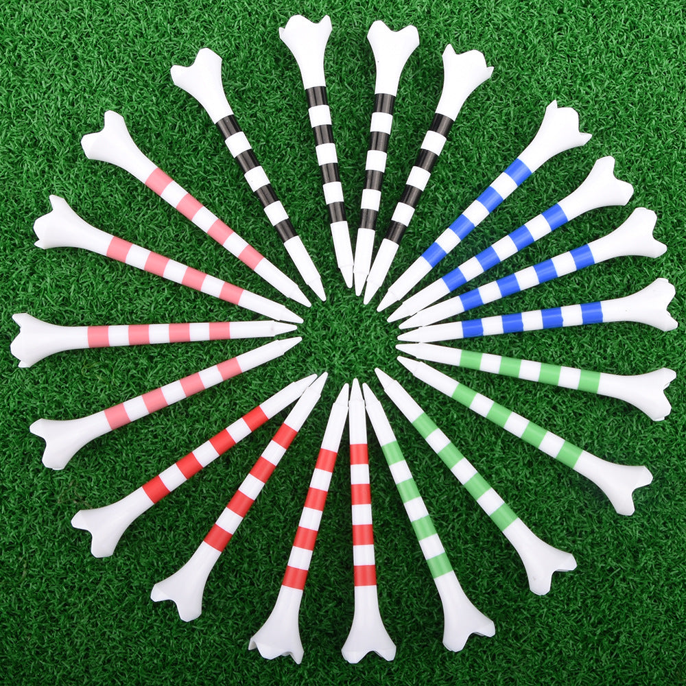 Colorful golf tees