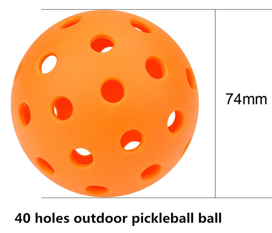 40 & 26 Holes Outdoor/Indoor Pickle Balls- Durable，Custom Logo ,High Quality Balls