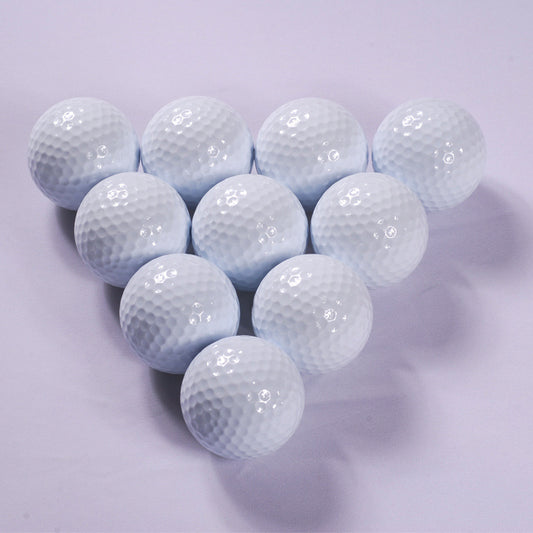Low Spin Surlyn Two-Piece Practice Golf Balls for Beginners | Cut-Proof & Straighter Flight Training Balls