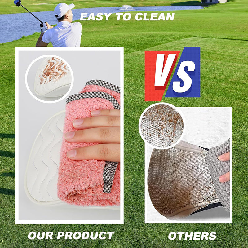 Driver, Wood, Hybrid & Putter Cover Set | Premium PU Leather & Magnetic Mallet Headcover