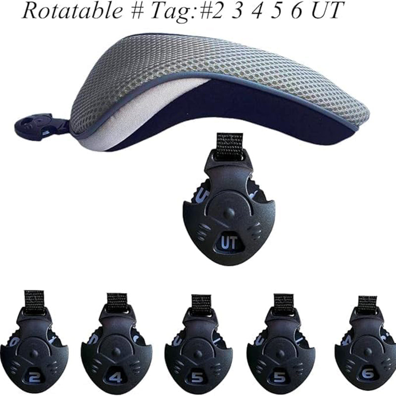 Black golf club head cover