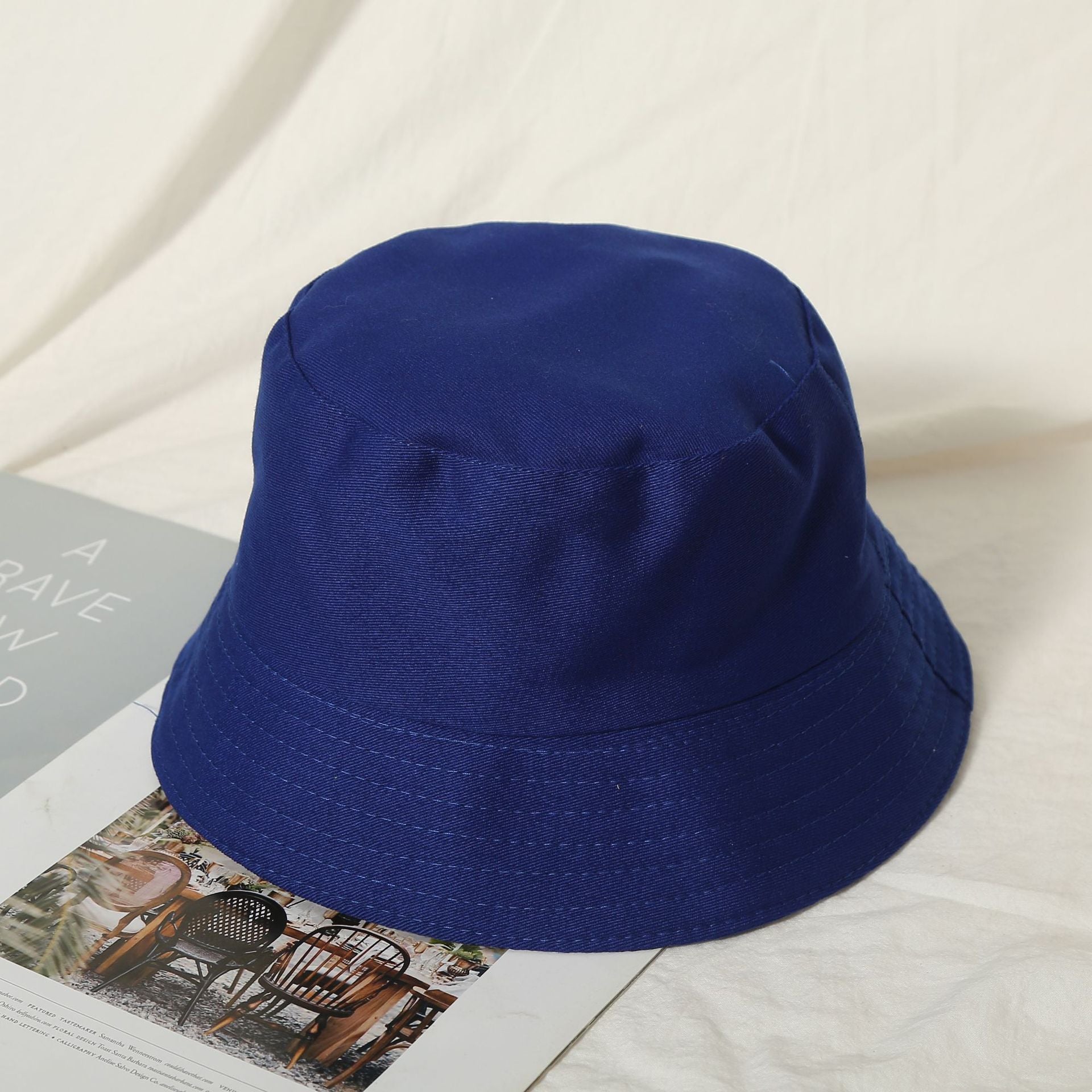Blue bucket hat 