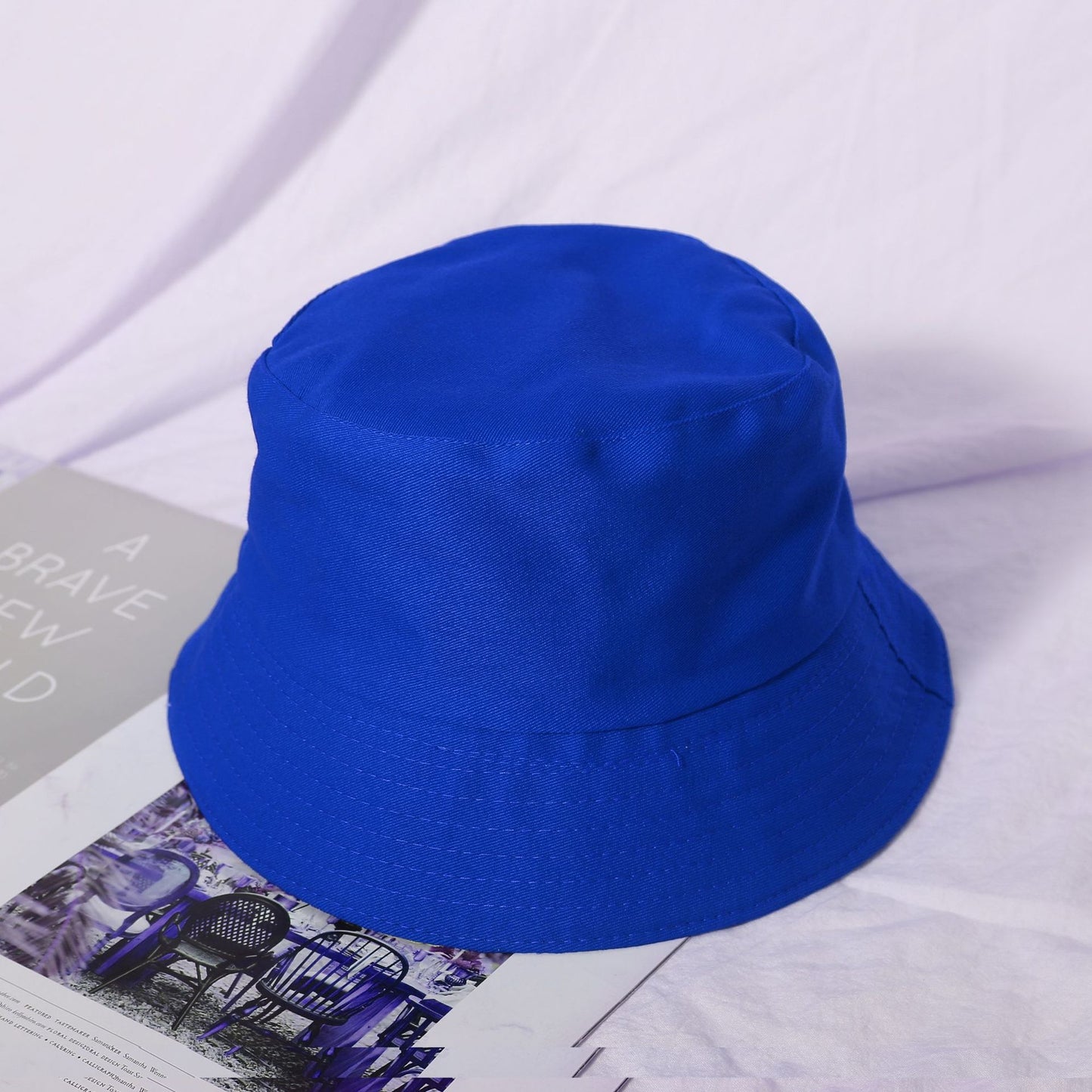 Blue bucket hat 