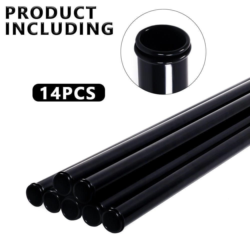 Golf Club Tubes with close-up insets