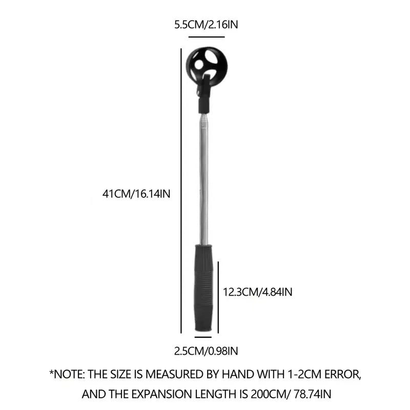 Measurement chart of Golf ball retriever