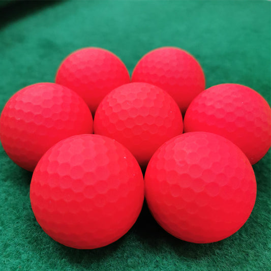 Red golf balls 