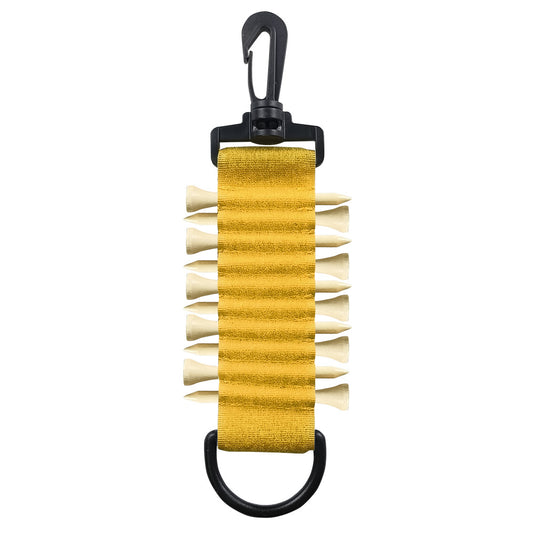 5-in-1 Golf Tee Clip & Bag Organizer | Multi-Tool with Tee Holder, Ball Marker & Divot Repair | Never Lose Tees Again
